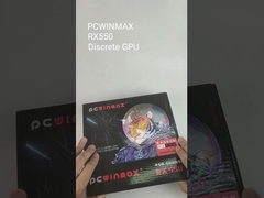비디오 그래픽 카드 GPU 128-비트를 게임하는 PCWINMAX 라데온 RX 550 4GB GDDR5 ITX 컴퓨터 PC