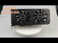 PCWINMAX RTX2060 광산 그래픽 카드 6GB 192 비트 GDDR6 듀얼 팬 8 핀 PC용