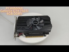 PCWINMAX Geforce GTX 750TI 4GB VGA DVI HD 싱글 팬 게임 데스크톱 그래픽 카드