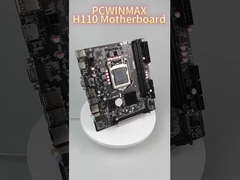 PCWINMAX H110 소켓 1151 GDDR4 마이크로 ATX 32GB 오리지널 H110 칩셋 데스크톱 메인보드