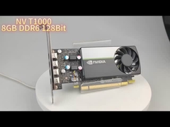 쿼드로 T1000 8GB GDDR6 그래픽 카드 쿼드 미니 디스플레이 포트 멀티 디스플레이 전력