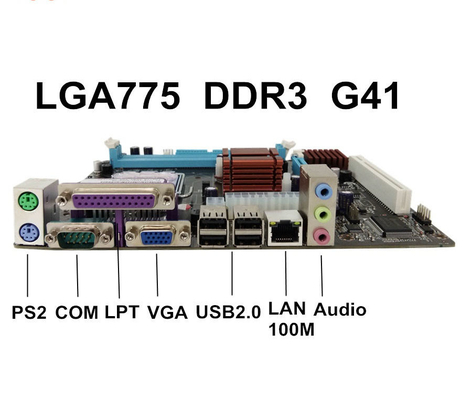 Intel G41 Xeon Motherboard 2x1.5V DDR3 And DDR2 Ram DIMM 8GB