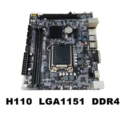 ATX H110 ITX Motherboard Socket LGA1151 2x1.35V Dual Channel DDR4 32G Gaming Motherboard