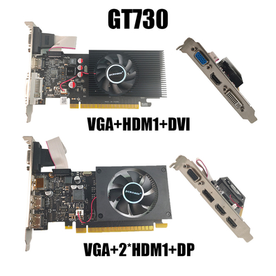 PCWINMAX GeForce GT 730 DDR3 2GB 64 Bit Low Profile GT730K DVI VGA HD Graphic Cards 192SP