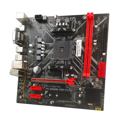 PCWINMAX B450 Plus Socket AM4 Gaming Motherboard Micro ATX DDR4 M.2 B450 Chipset Mainboard