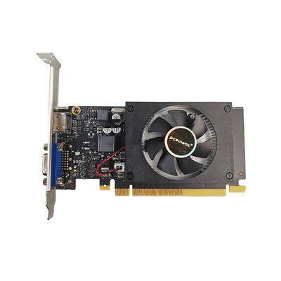 PCWINMAX Original GeForce GT 710 2GB GDDR3 64-bit Low Profile GPU, Single Fan Graphics Card for Multi Display & Desktop PC, OEM ODM Wholesale