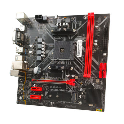 PCWINMAX B450M 플러스 소켓 AM4 메인보드 마이크로 ATX DDR4 M.2 HD VGA 출력 B450 칩셋 메인보드