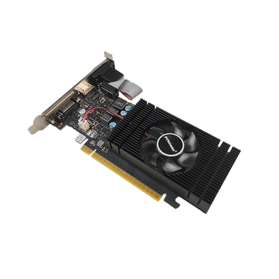 PCWINMAX 지포스 GTX 750Ti 4GB GDDR5 낮은 프로필 싱글 팬 게임 데스크톱 그래픽 카드