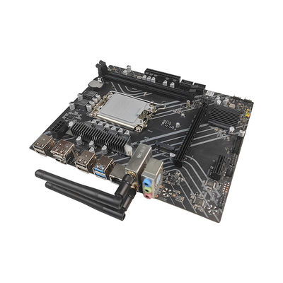 PCWINMAX H610 와이파이 DDR4 소켓 LGA1700 PCIe 4 SATA 6Gb/s M.2 mATX 메인보드 12 13 14 세대 인텔 코어 i3 i5 i7