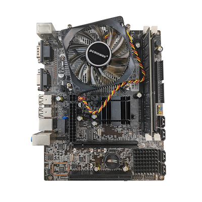 PCWINMAX 정품 G41 LGA775 마더보드 + 4GB DDR3 RAM + E5 CPU + 팬 메인보드 콤보