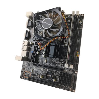 PCWINMAX 오리지널 데스크톱 메인보드 키트 G41 LGA775 메인보드 4GB DDR3 RAM E5 CPU 및 팬