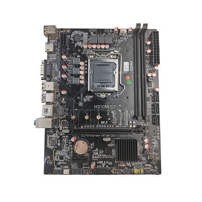 PCWINMAX OEM H310 mATX 마더보드 벌크 주문, LGA1151 DDR4, M.2 포함, 비즈니스 데스크탑 및 사무실 PC용 즉시 배송