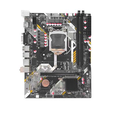 PCWINMAX New H110A Socket 1151 GDDR4 Max 64GB Micro ATX Original H110 Chipset Desktop Motherboard Support 6/7/8/9 Gen Processors